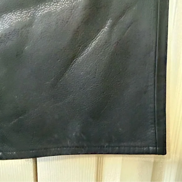Vintage Gap Biker Straight Fit Genuine Leather Riding Pants Mens Size 38x32